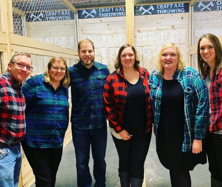 Agri-City community event at Axe Throwing
