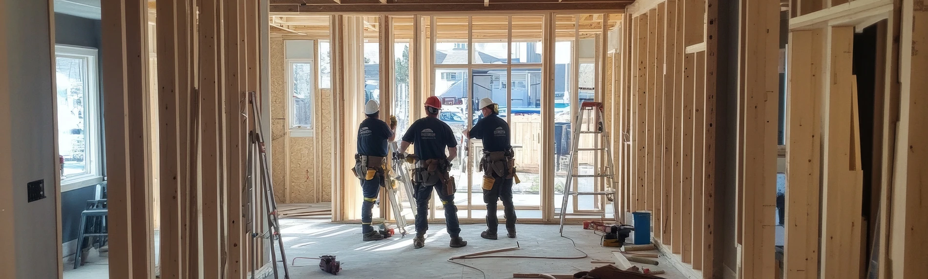 Picture of Contractors working on a construction site - Contractor Insurance from Agri-City Insurance